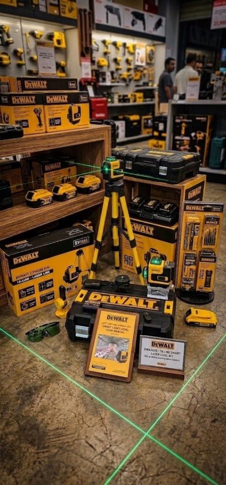 משקל לייזר בגרסת DEWALT